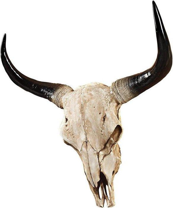Design Toscano Spooky Decor - Long Horn Steer Wall Trophy