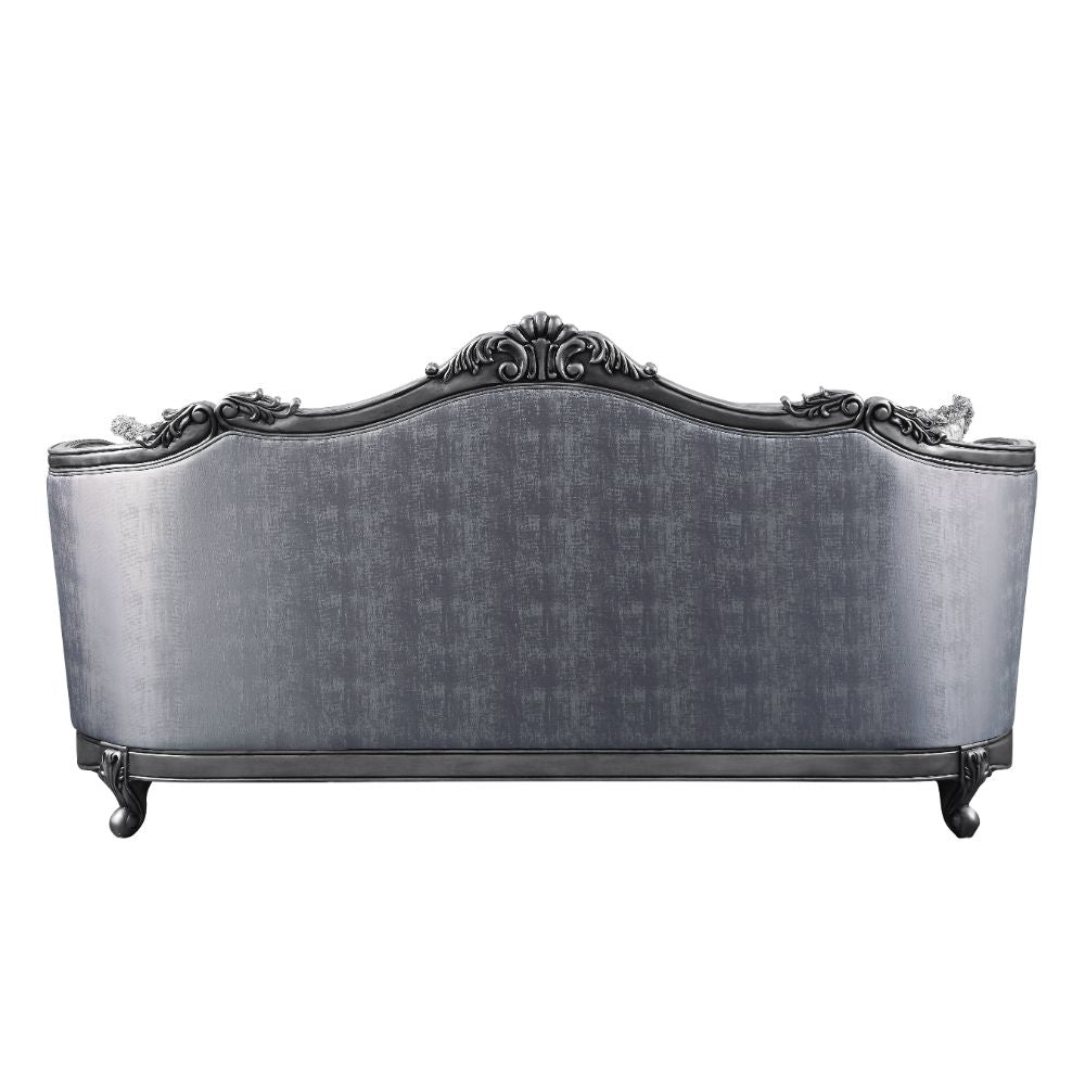ACME Furniture Sofas & Couches - ACME Ariadne Sofa w/5 Pillows, Fabric & Platinum
