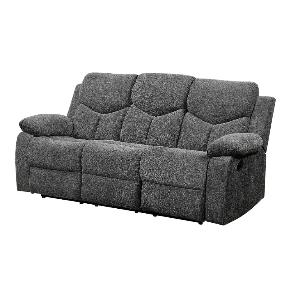ACME Furniture Sofas & Couches - ACME Kalen Sofa (Motion), Gray Chenille