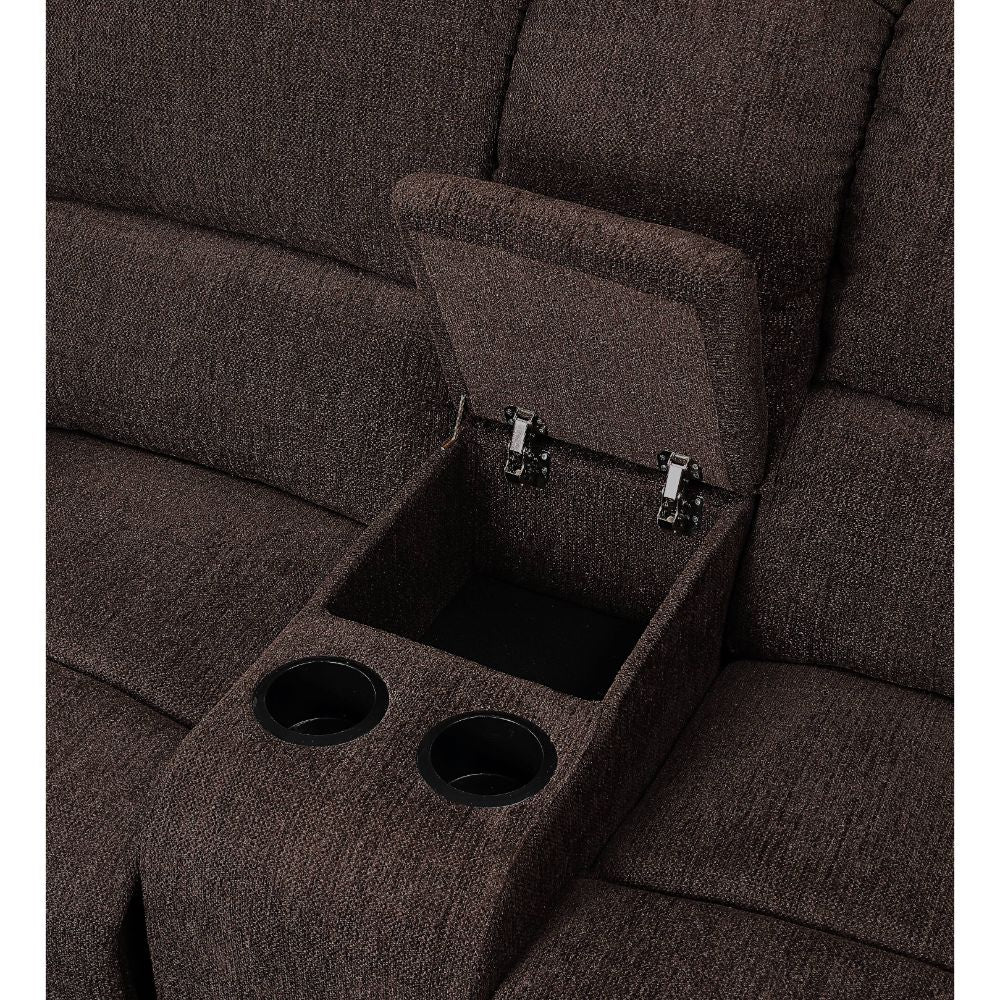 ACME Furniture Sofas & Couches - ACME Madden Sofa (Motion), Brown Chenille