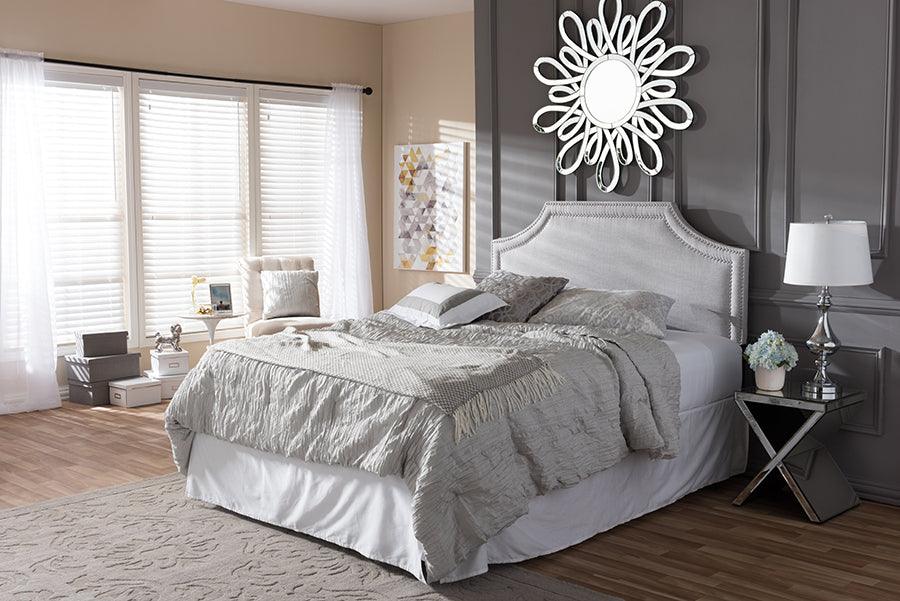 Wholesale Interiors Headboards - Avignon King Headboard Grayish Beige
