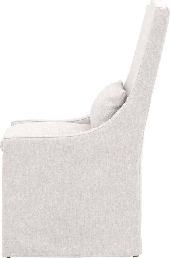 Essentials For Living Outdoor Dining Chairs - Adele Outdoor Slipcover Dining Chair Blanca
