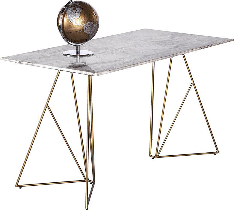 SUNPAN Desks - Ursula Desk Taupe Marble
