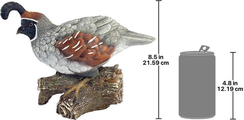 Design Toscano Statues - Coco The Quail Bird Statue