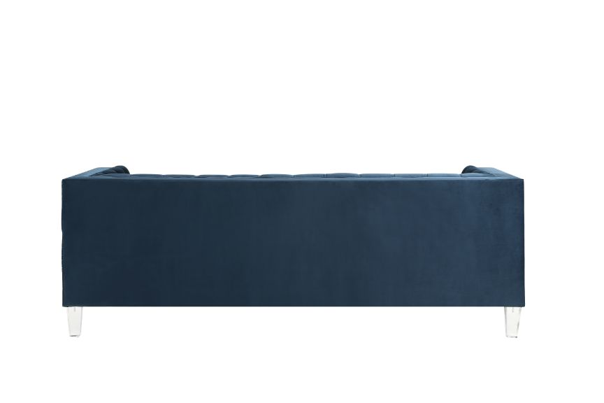 ACME Furniture Sofas & Couches - ACME Ansario Sofa, Blue Velvet