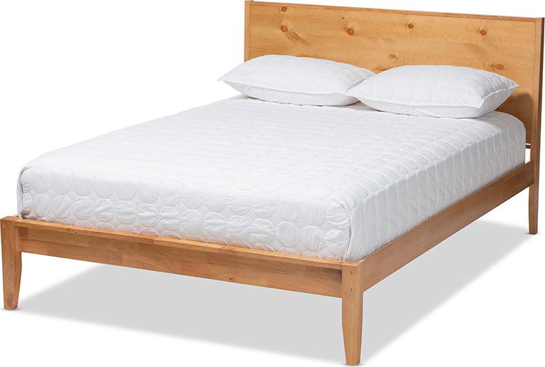 Wholesale Interiors Beds - Marana King Size Platform Bed Rustic Natural Oak