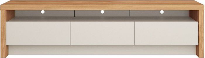 Manhattan Comfort TV & Media Units - Sylvan 70.86 TV Stand in Off White and Cinnamon