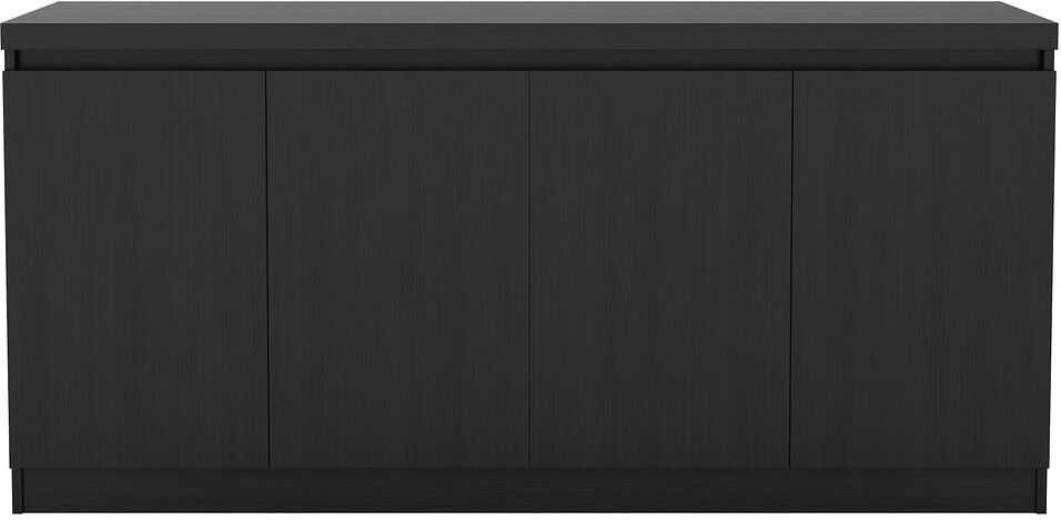 Manhattan Comfort Buffets & Cabinets - Viennese Sideboard in Black Matte
