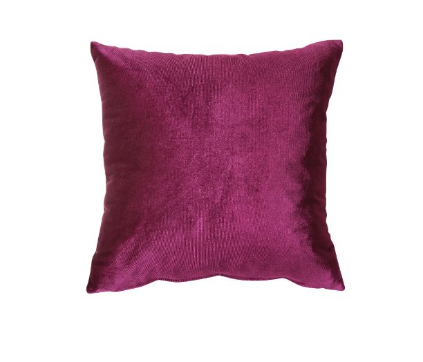 ACME Furniture Sofas & Couches - ACME Heibero Loveseat w/2 Pillows, Burgundy Velvet