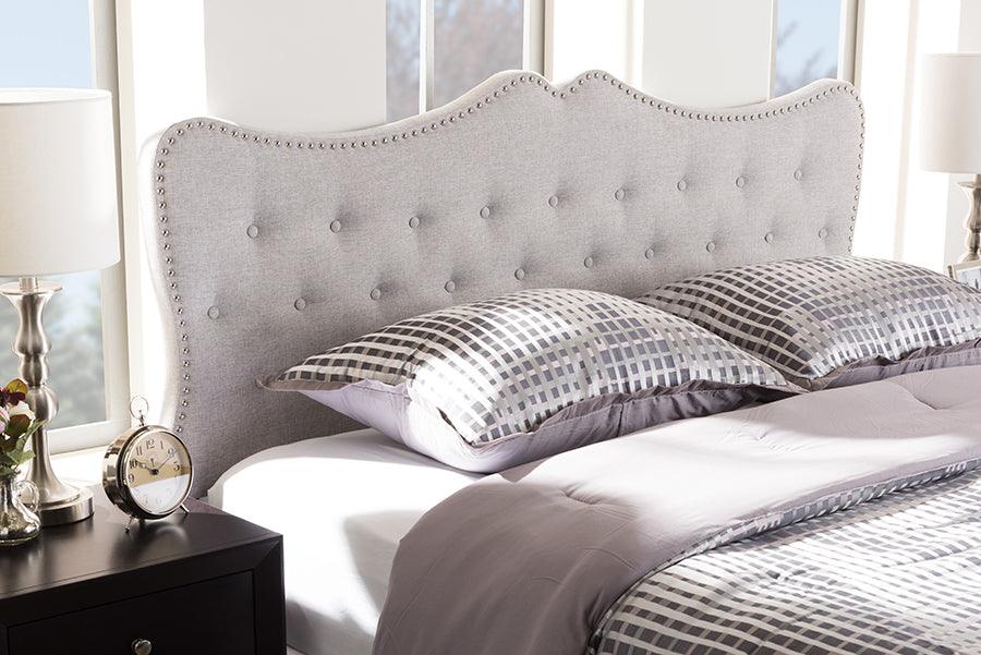 Wholesale Interiors Headboards - Emma Queen Headboard Grayish Beige