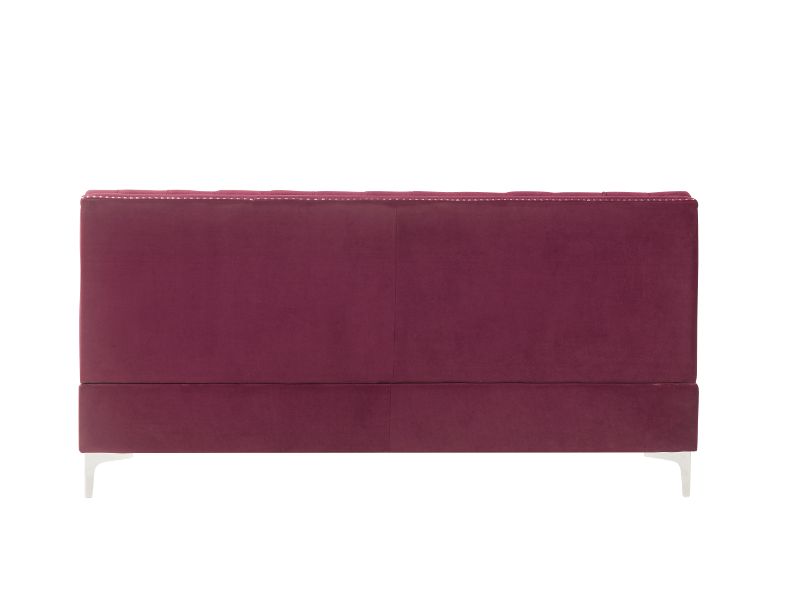 ACME Furniture Sofas & Couches - ACME Jaszira Modular - Armless Sofa, Burgundy Velvet