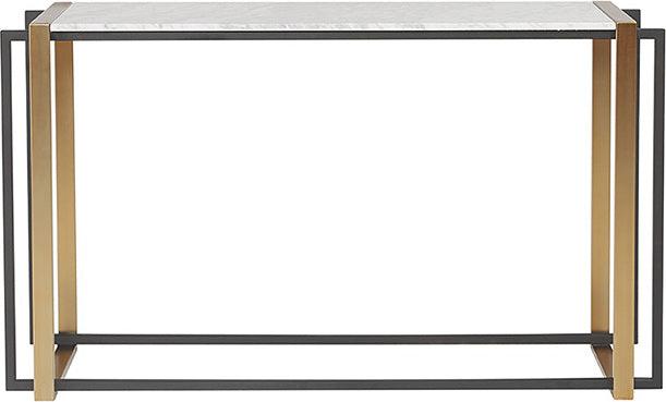 SUNPAN Consoles - Garnet Console Table White Marble