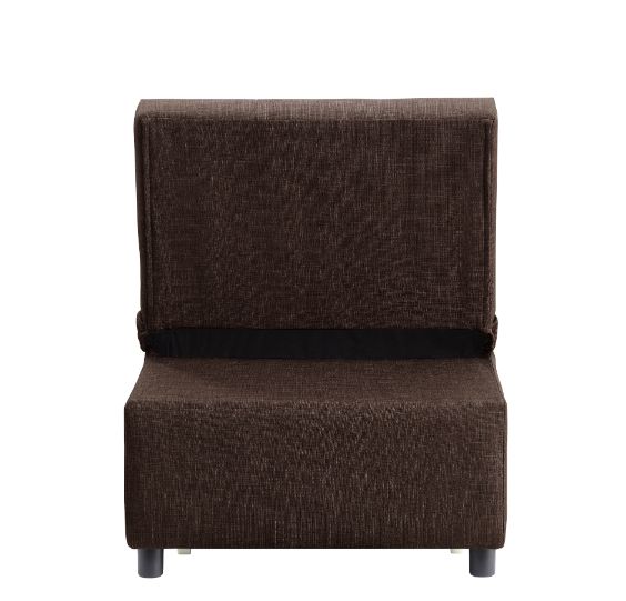 ACME Furniture Sofas & Couches - ACME Hidalgo Sofa Bed, Brown Fabric