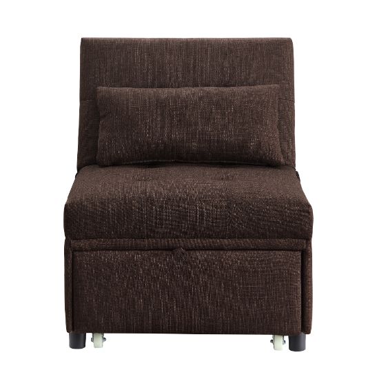 ACME Furniture Sofas & Couches - ACME Hidalgo Sofa Bed, Brown Fabric