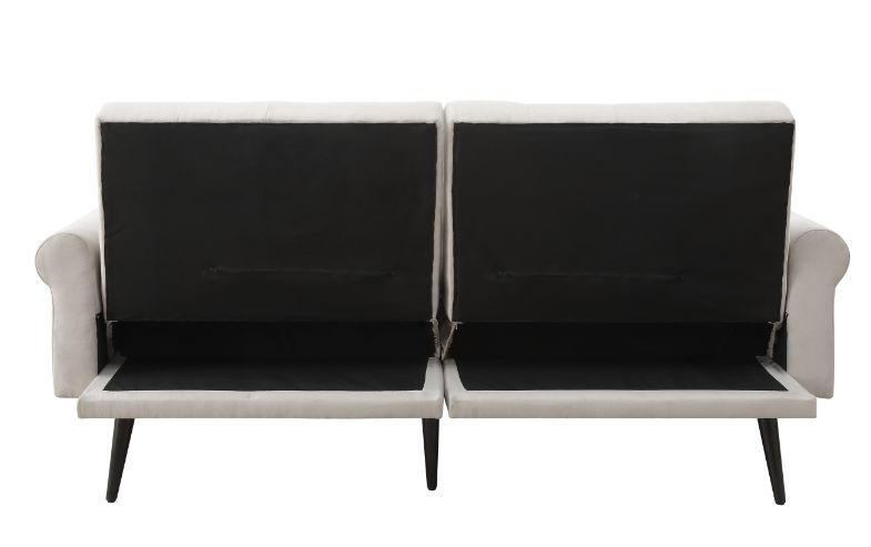 ACME Furniture Sofas & Couches - ACME Eiroa Adjustable Sofa, Beige Fabric