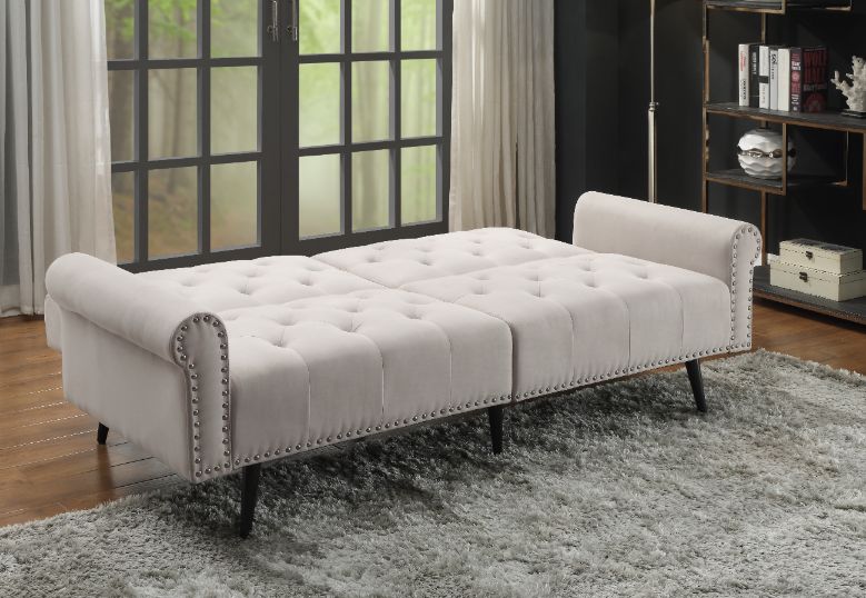ACME Furniture Sofas & Couches - ACME Eiroa Adjustable Sofa, Beige Fabric
