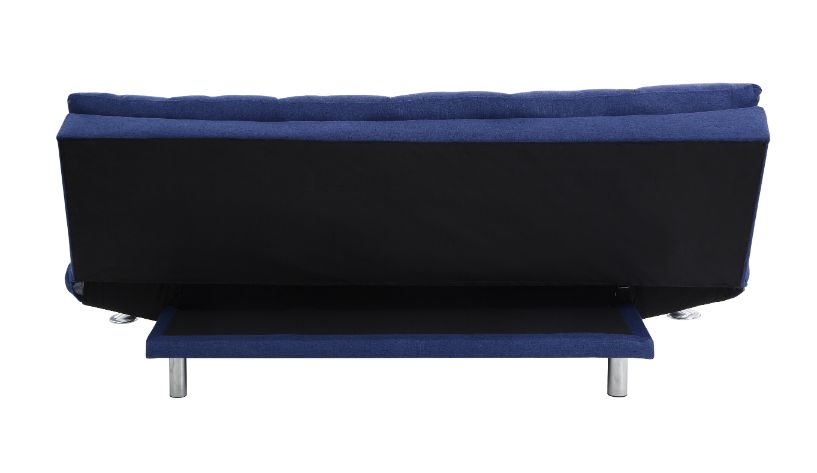 ACME Furniture Sofas & Couches - ACME Petokea Adjustable Sofa, Blue Fabric