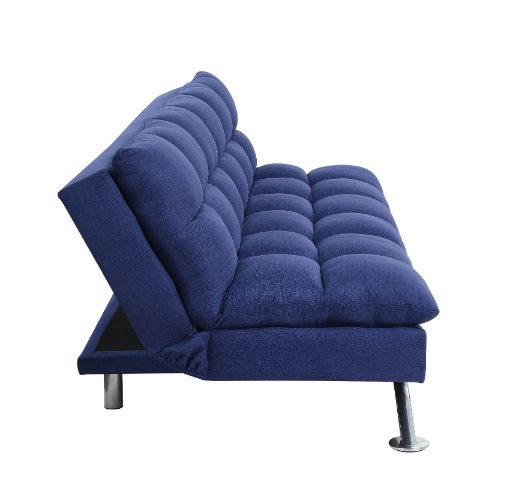 ACME Furniture Sofas & Couches - ACME Petokea Adjustable Sofa, Blue Fabric