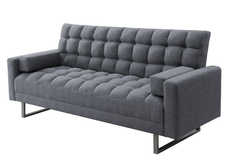 ACME Furniture Sofas & Couches - ACME Limosa Adjustable Sofa, Gray Fabric