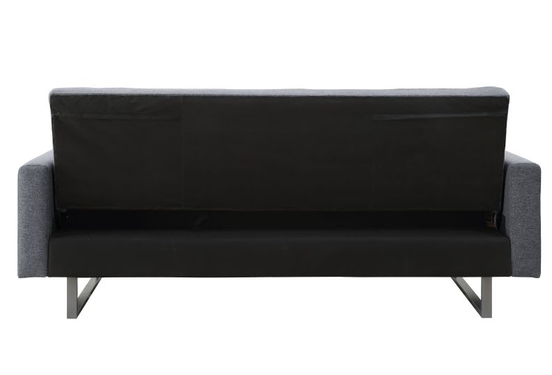 ACME Furniture Sofas & Couches - ACME Limosa Adjustable Sofa, Gray Fabric
