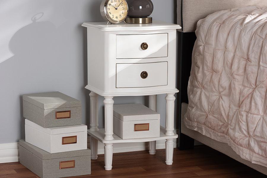 Wholesale Interiors Nightstands & Side Tables - Audrey Nightstand White