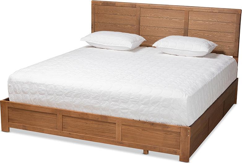Wholesale Interiors Beds - Lisa King Storage Bed Ash Walnut