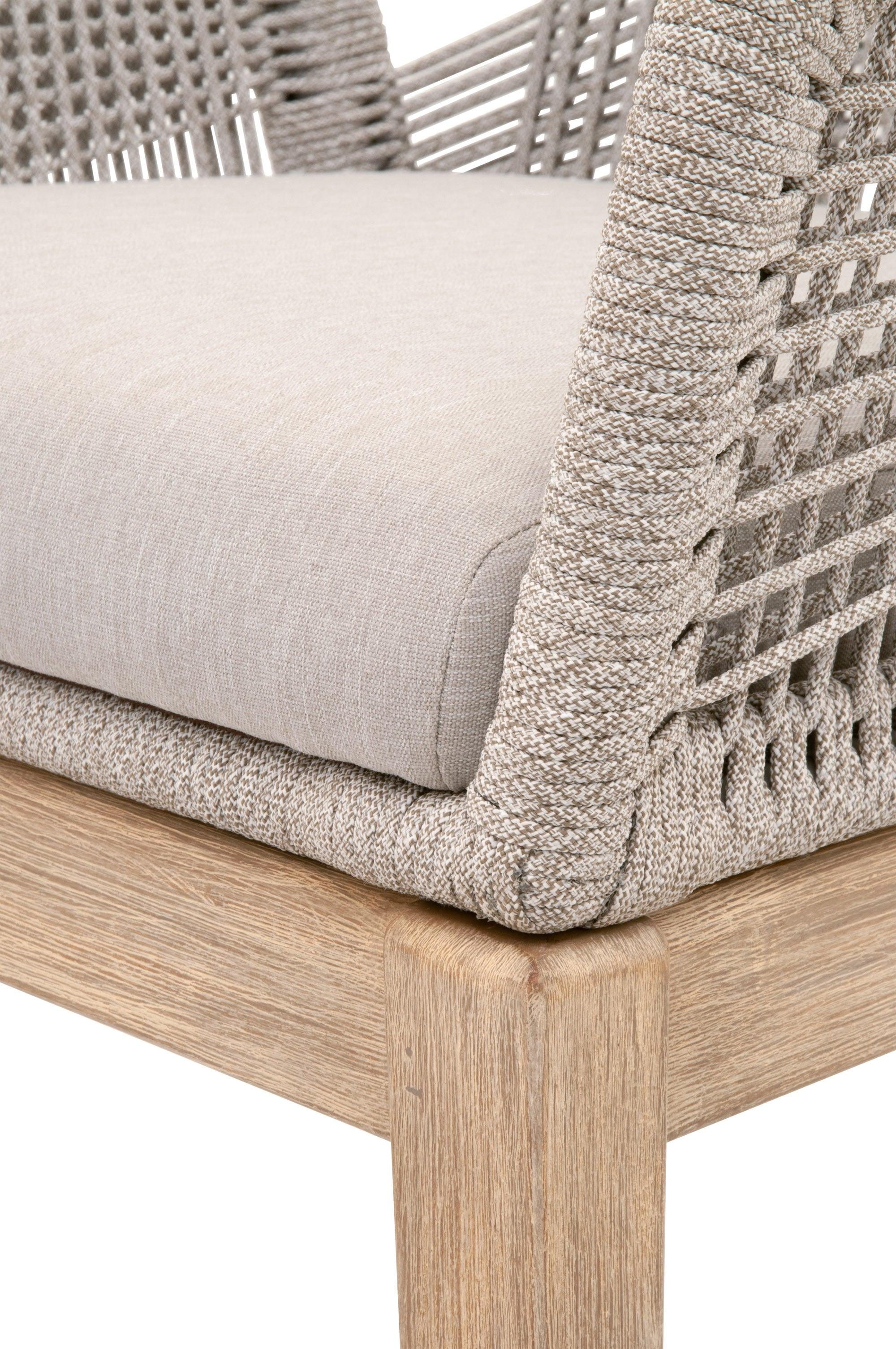 Essentials For Living Dining Chairs - Loom Arm Chair Taupe (Set of 2)