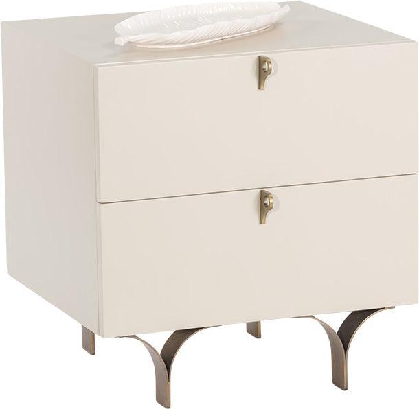 SUNPAN Nightstands & Side Tables - Celine Nightstand Cream