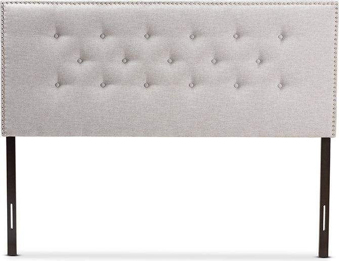 Wholesale Interiors Headboards - Windsor Full Headboard Grayish Beige