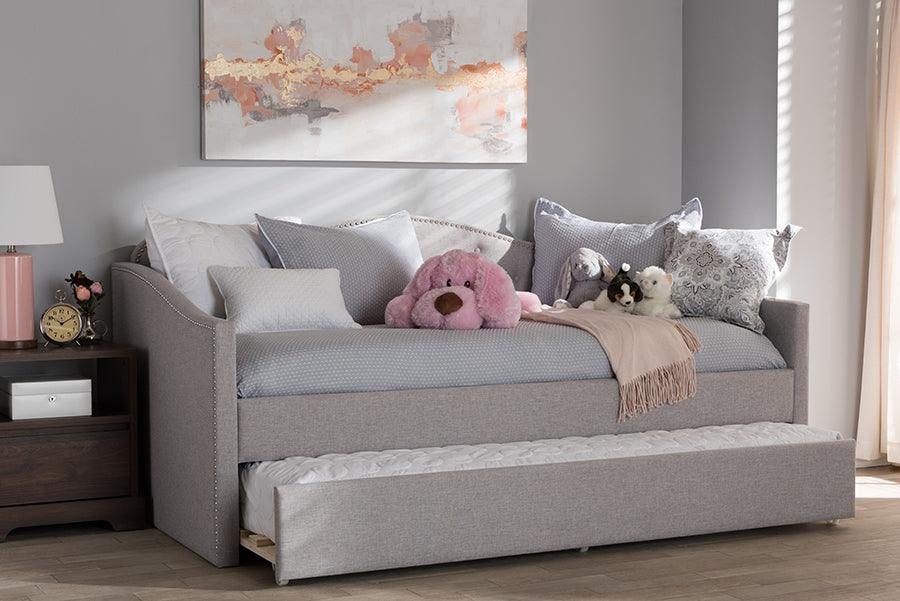 Wholesale Interiors Daybeds - Kaija 81.5" Daybed Grayish Beige