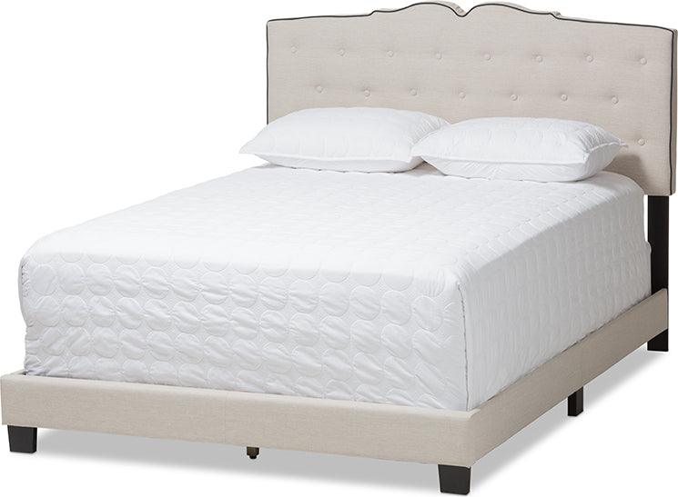 Wholesale Interiors Beds - Vivienne King Bed Light Beige