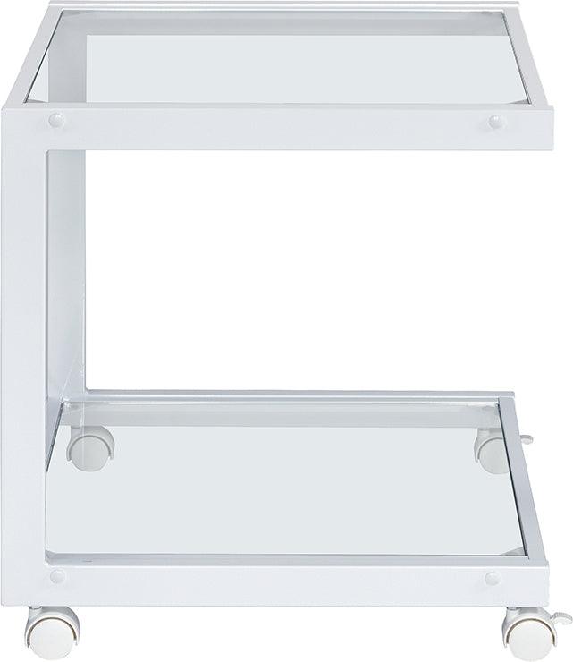 Euro Style File Cabinets - Caesar Printer Cart White
