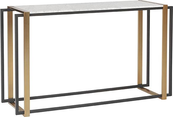 SUNPAN Consoles - Garnet Console Table White Marble