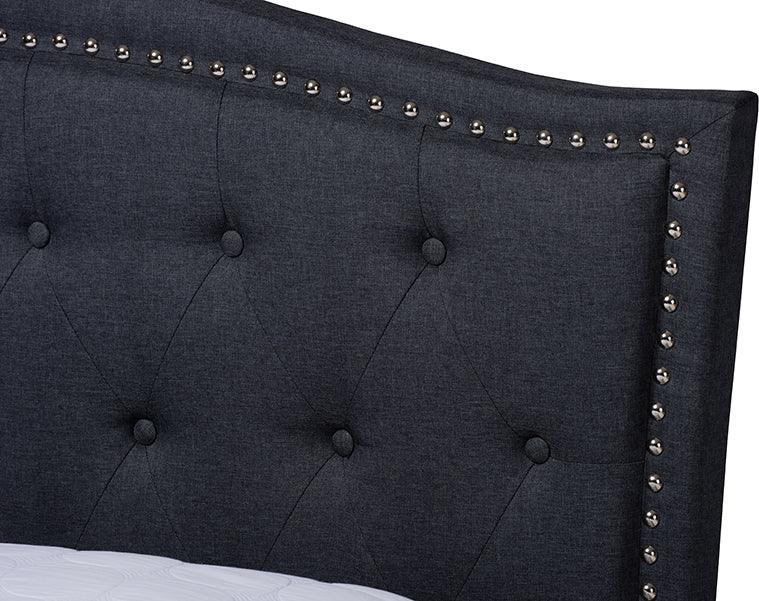 Wholesale Interiors Beds - Felisa King Bed Charcoal