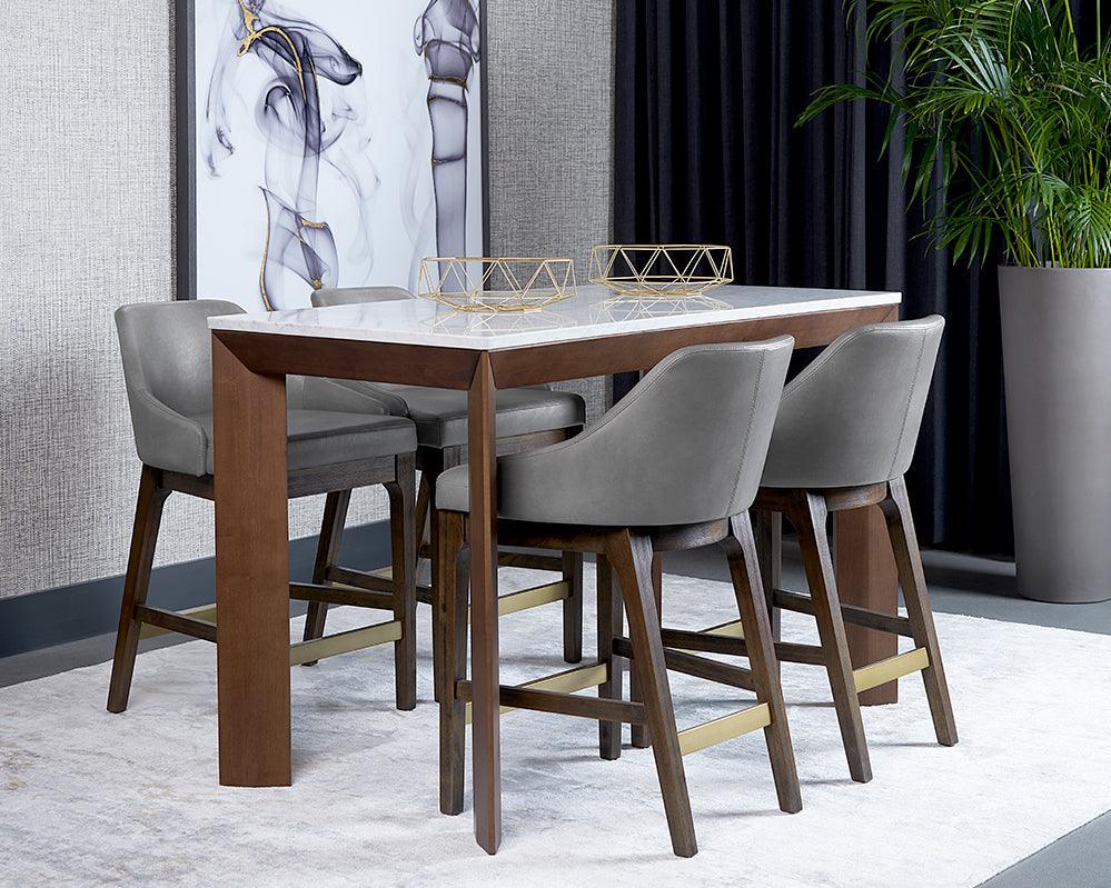 SUNPAN Barstools - Kace Counter Stool - Bravo Metal