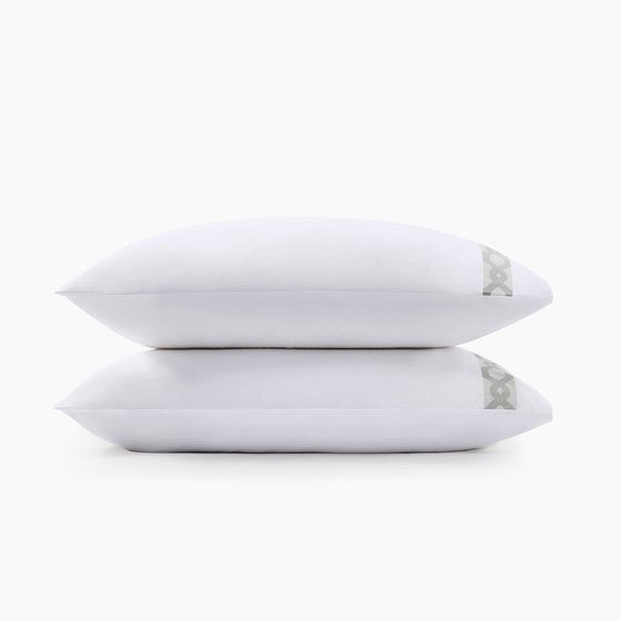 Olliix.com Sheets & Sheet Sets - 300TC Cotton Pillowcases Grey King