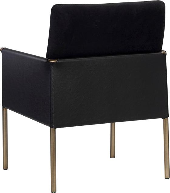 SUNPAN Accent Chairs - Bellevue Lounge Chair Abbington Black & Bravo Black