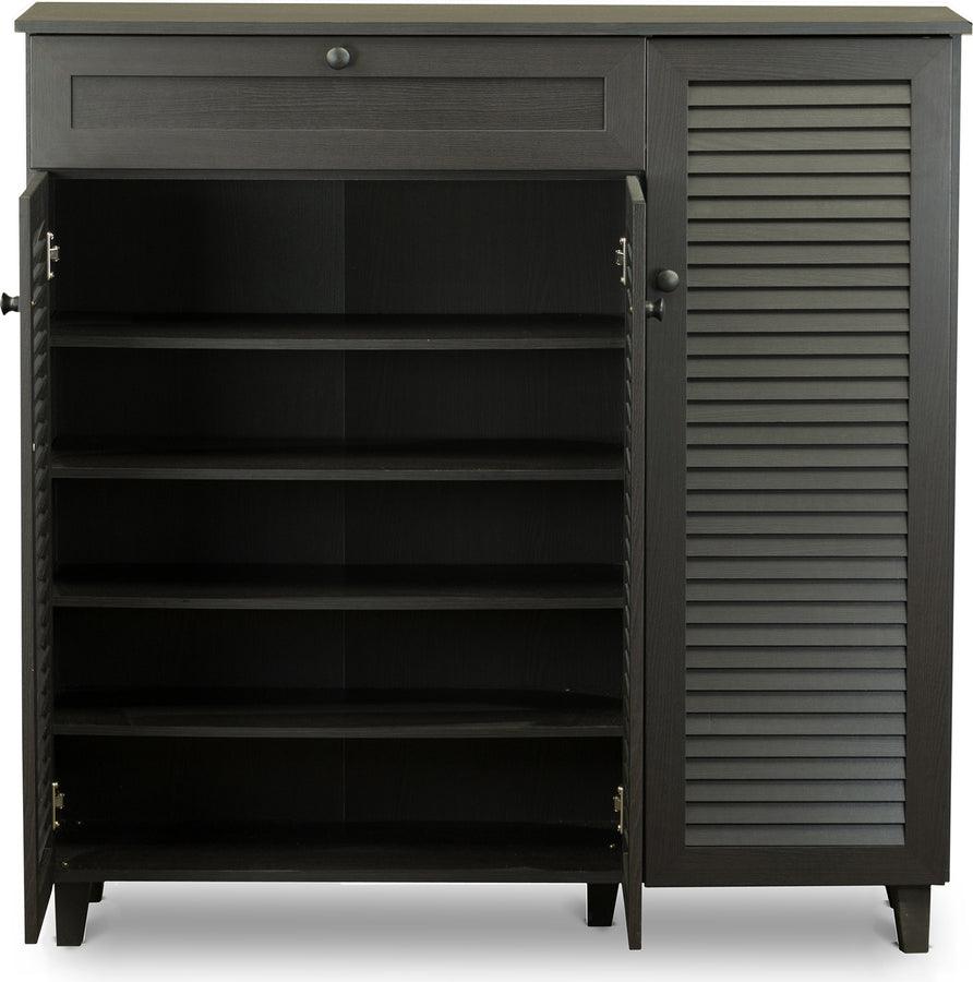 Wholesale Interiors Shoe Storage - Pocillo Wood Shoe Storage Cabinet