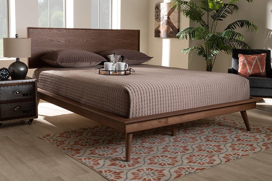 Wholesale Interiors Beds - Karine Full Bed Ash Walnut