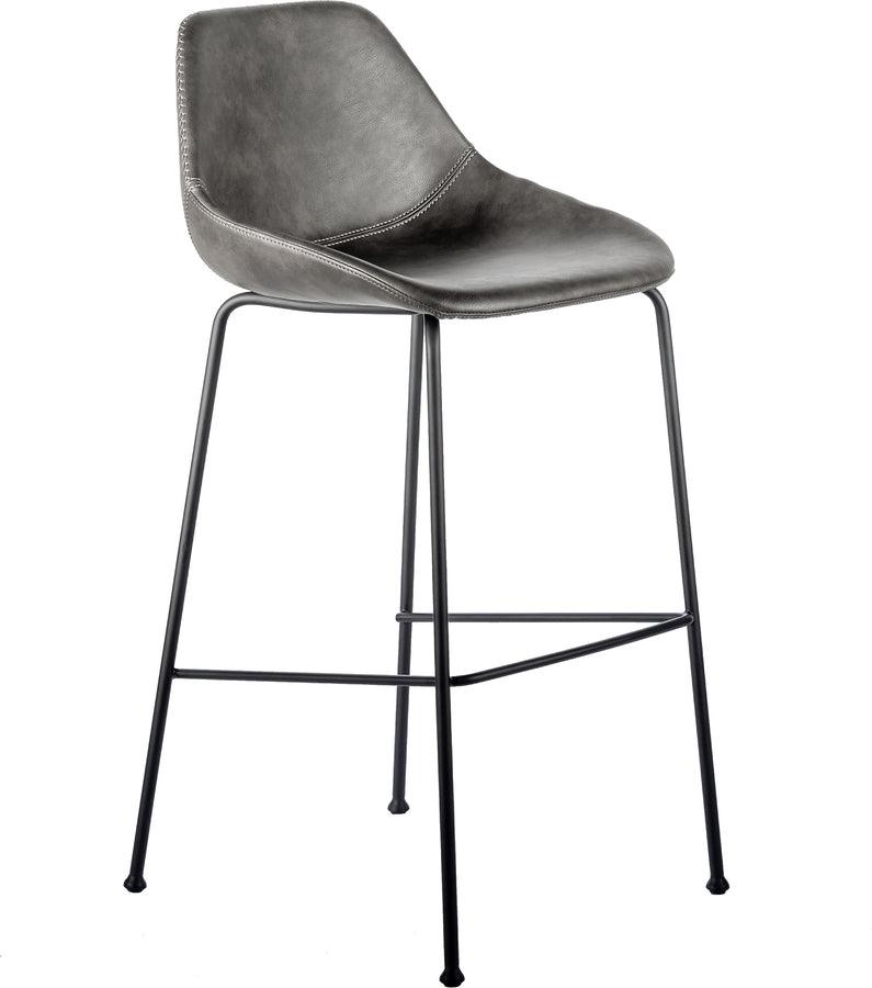 Euro Style Barstools - Corinna Bar Stool in Dark Gray - Set of 2