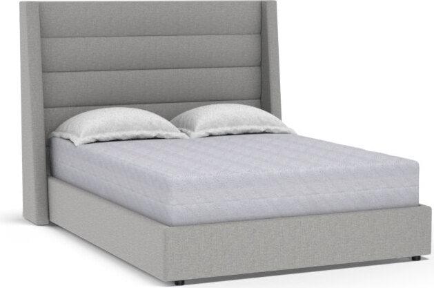 SUNPAN Beds - Emmit Bed - Queen - Marble Gray