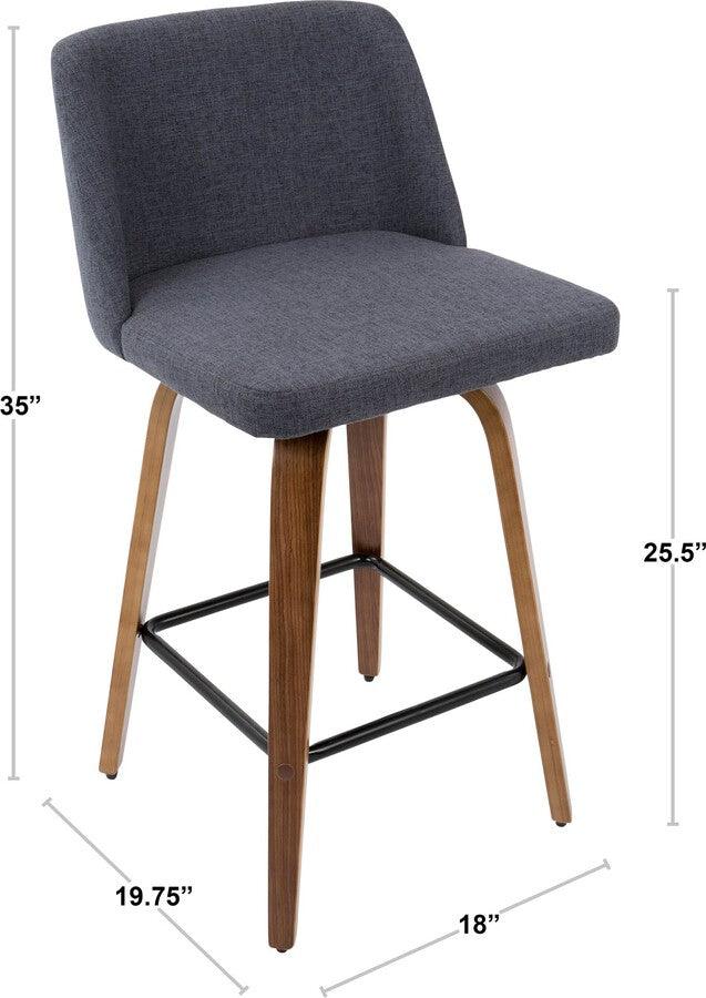 Toriano light grey counter stool online