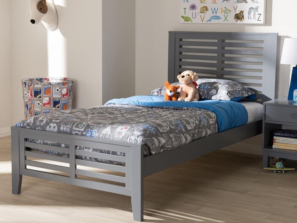 Wholesale Interiors Beds - Sedona Twin Bed Gray