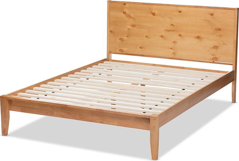 Wholesale Interiors Beds - Marana King Size Platform Bed Rustic Natural Oak