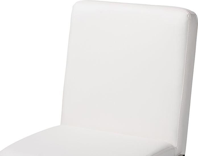 Wholesale Interiors Barstools - Toulan Counter Stool White (Set of 2)