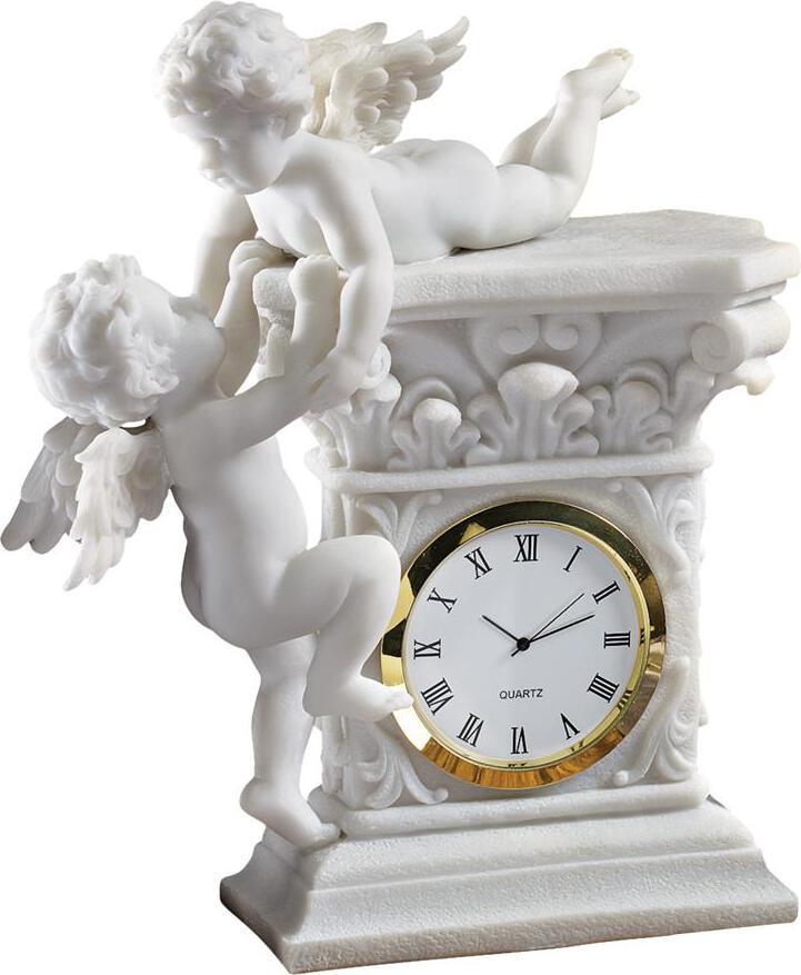 Design Toscano Clocks - Baroque Twin Cherubs Clock