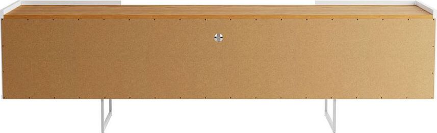 Manhattan Comfort TV & Media Units - Winston 70.86 TV Stand in White and Cinnamon