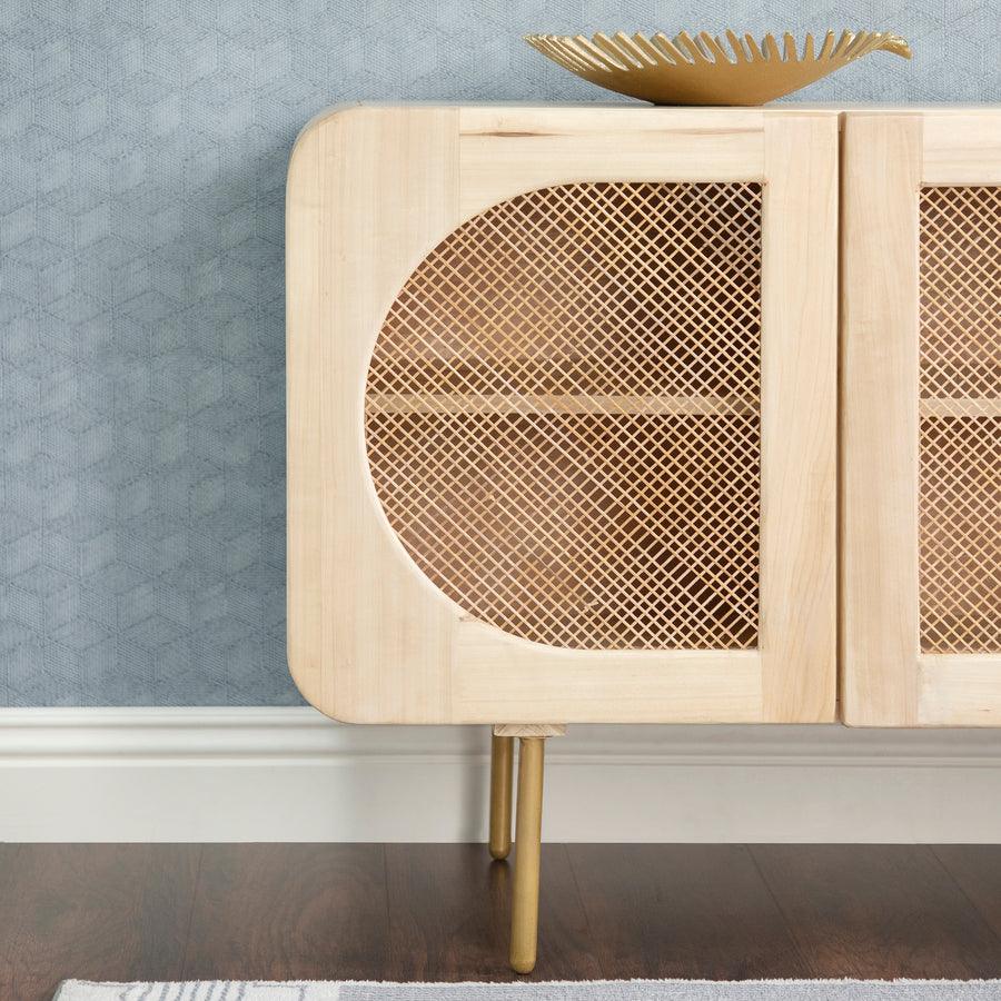 Wood 63x34 3-door Sideboard