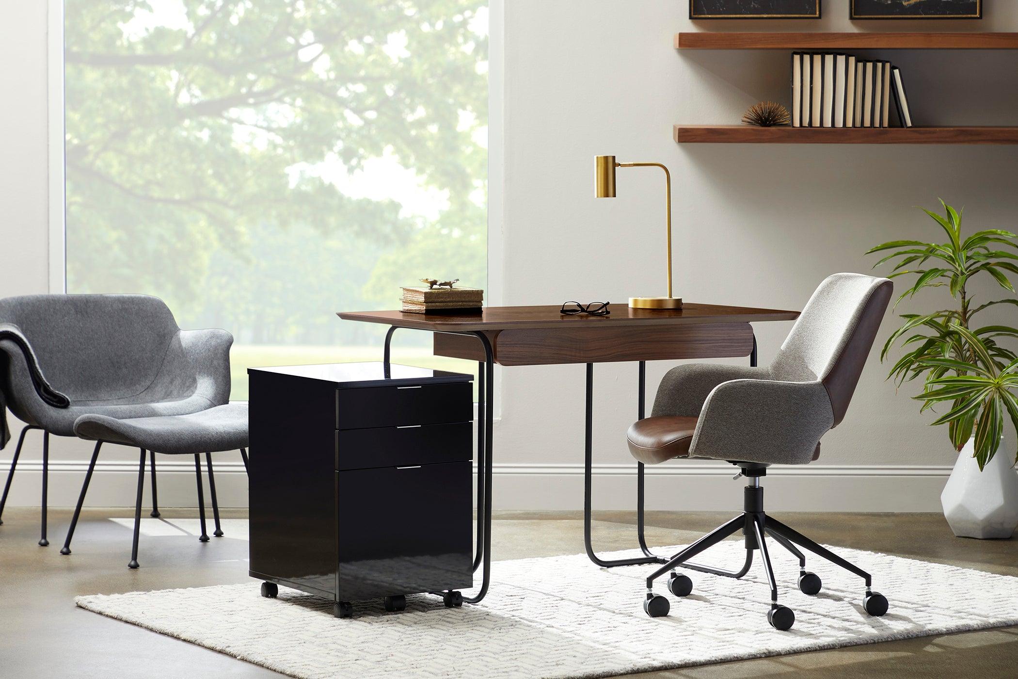 Euro Style File Cabinets - Gilbert File Cabinet Black