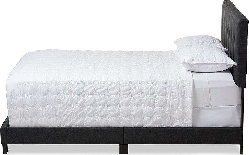 Wholesale Interiors Beds - Brookfield Queen Bed Dark Gray